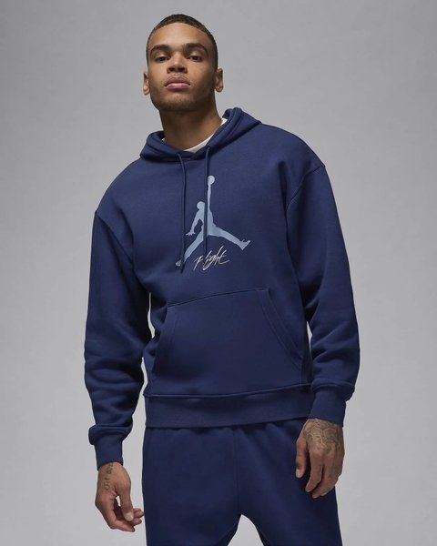 JORDAN M J ESS FLC BASELINE HOODIE FD7545-410 FD7545-410 фото