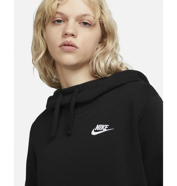 Кофта жіноча Nike CLUB HOODIE STD DQ5415-010 фото