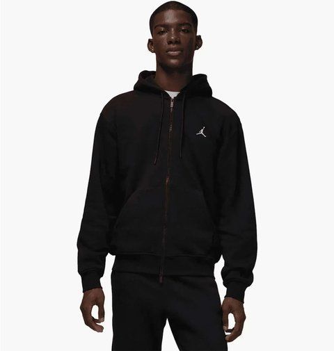Jordan Brooklyn Fleece Full-Zip Hoodie Black FV7289-010 фото