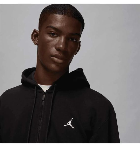 Jordan Brooklyn Fleece Full-Zip Hoodie Black FV7289-010 фото